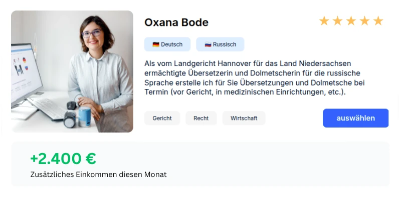 Benefits für Dolmetscher